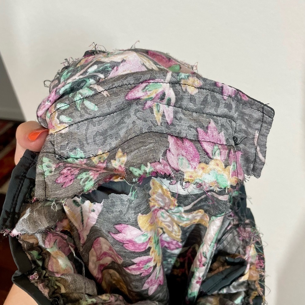 Isabel Marant Floral Print Trousers - Black and Pink - Picture 10 of 14